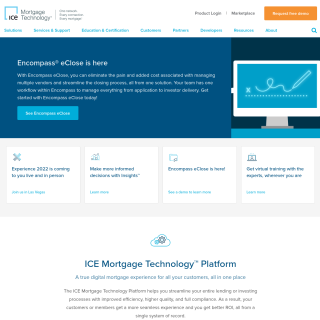 Ellie Mae West aka (SaaS For Residential Mortgage Industry.) website