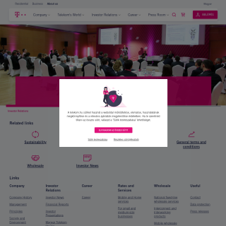 Magyar Telekom plc.  website