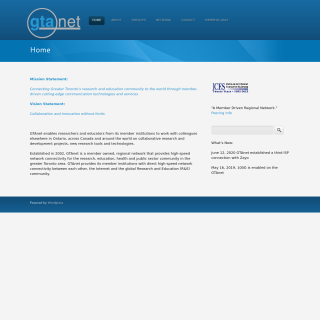 GTAnet Networking  website