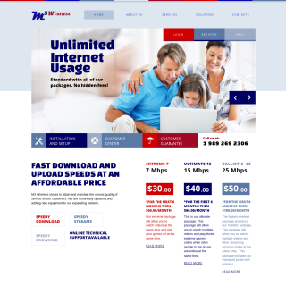 M3 Wireless  website