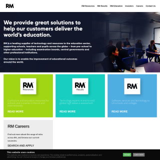  RM Education plc  aka (Internet for Learning)  website