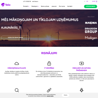 Telia Latvija SIA  website