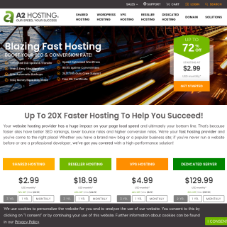 A2 Hosting, Inc.  website