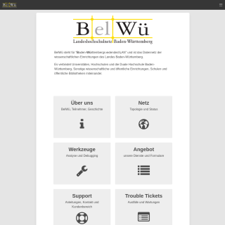  BelWue  aka (Landeshochschulnetz Baden-Wuerttemberg)  website