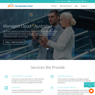 Fluccs Australia Australian Cloud Provider  website