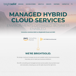 Brightsolid  website