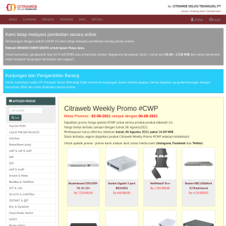  Citraweb Solusi Teknologi  aka (CITRAWEB)  website