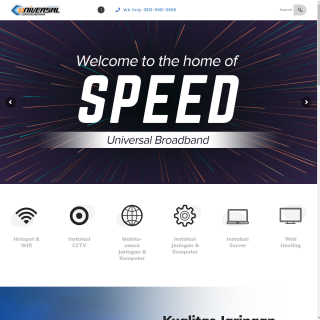 Universal Broadband  website
