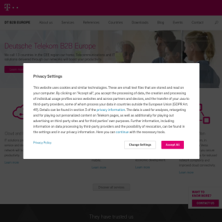  Deutsche Telekom / ex GTS Central Europe  website