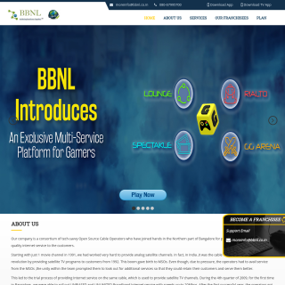  Bangalore Broadband Network Pvt Ltd  aka (BBNL)  website