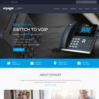 Voyager Internet Ltd  website