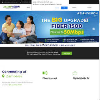 Asian Vision Cable  website