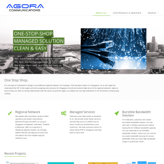 Agora Communications  website