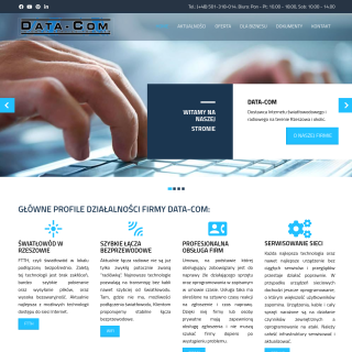 DATA-COM Piotr Data  website