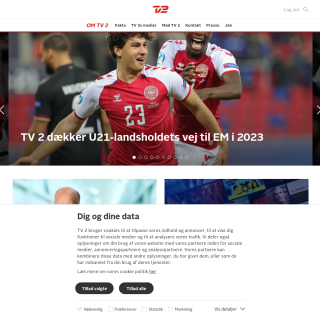  TV 2 Danmark  website