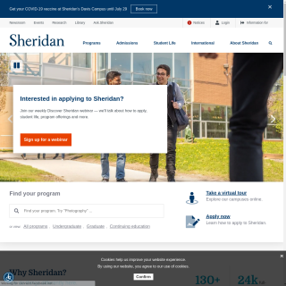 Sheridan College  website
