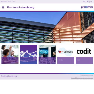 Proximus Luxembourg (Main AS)  website