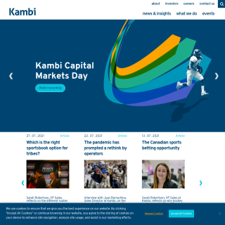  Global Technology & Sports  aka (Kambi)  website