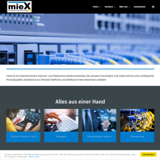 mieX GmbH  website