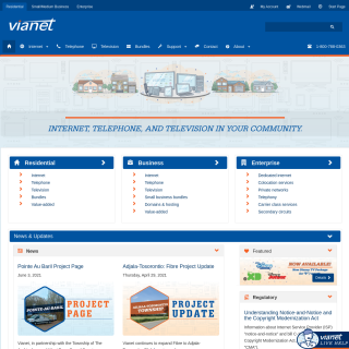 Vianet Internet Solutions  website