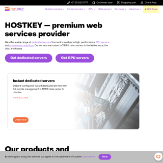  HOSTKEY B.V.  aka (HOSTKEY)  website