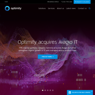  Optimity  website