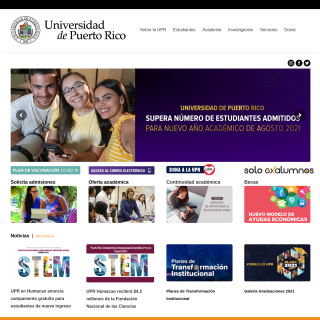 University of Puerto Rico  website
