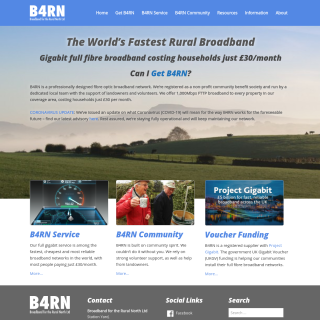  Broadband for the Rural North (B4RN)  aka (B4RN)  website