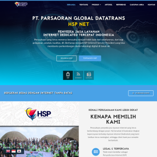 Parsaoran Global Datatrans  website