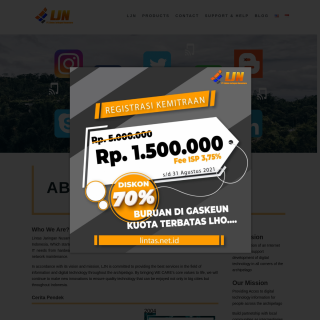 Lintas Jaringan Nusantara  website