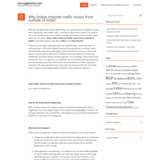  Anurag Bhatia R&D Network  website