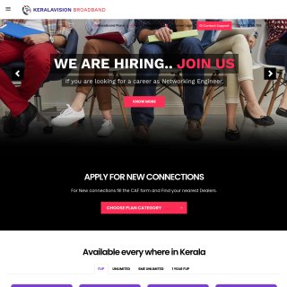  Kerala Communicators Cable  aka (KERALA VISION BROADBAND)  website