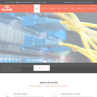  SHINECOM-AS  aka (Shne Broadband)  website