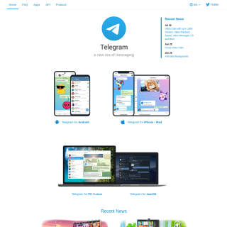  Telegram Messenger NA  website