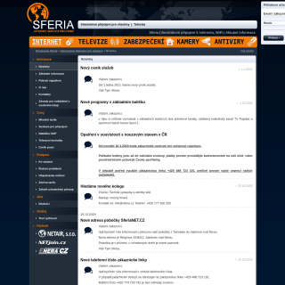  SferiaNET.cz  aka (Sferia Network)  website