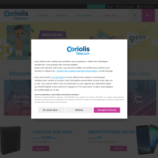  Coriolis  aka (Coriolis Telecom / CCS / MyStream)  website