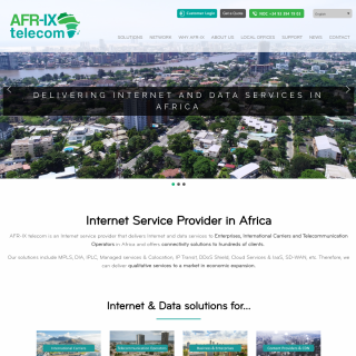  AFR-IX Telecom  website