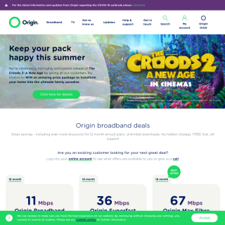  Origin Broadband Ltd  website