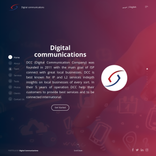 Digital Communication Company  website
