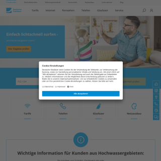 Deutsche Glasfaser GmbH  website