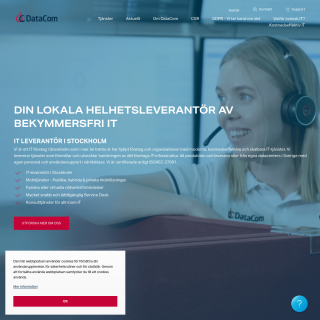 Data Communication & Software i Grondal Aktiebolag  website