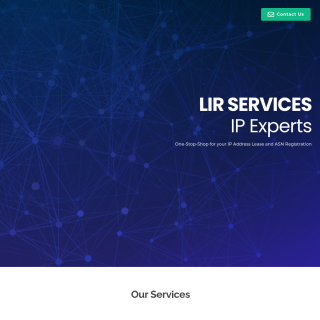  LIR SERVICES  website