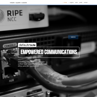  Defaultroute  aka (AS61081)  website