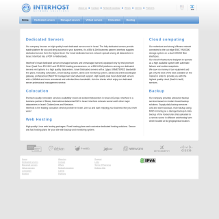 Interhost Networks  website