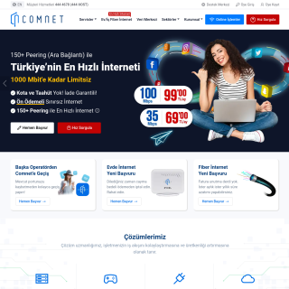 COMNET Global IP Backbone / COMNET-DATACENTER-ISTANBUL website