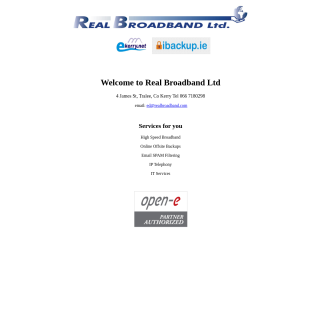  RealBroadband Ltd.  website