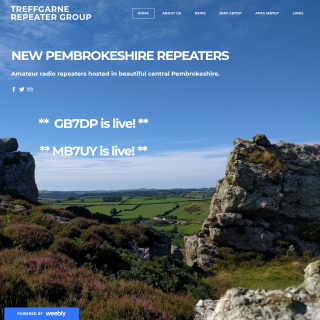 Treffgarne Repeater Group aka (GB7DP MB7UY) website
