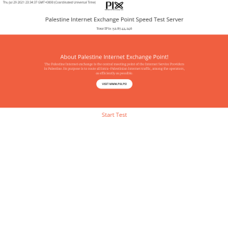 PIX Palestine Route Servers  website