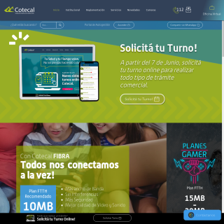 Cooperativa Telefonica de Calafate  website