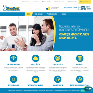 SINALNET Comunicações  website